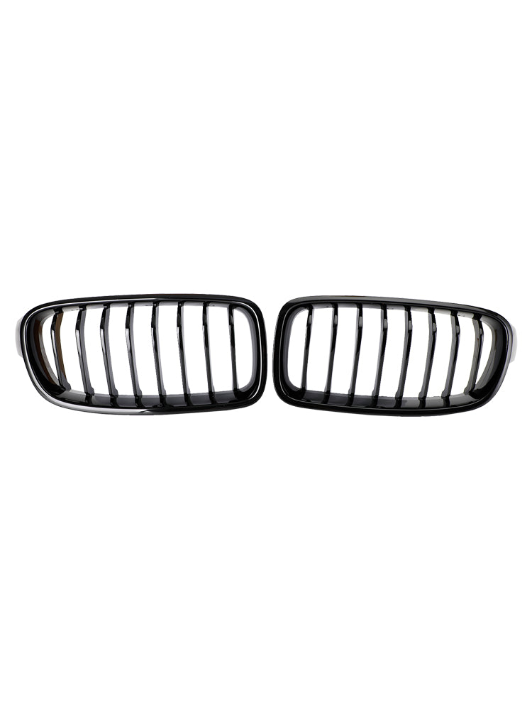 2012-2019 BMW 3-Series F35 Gloss Black Front Kidney Grill 51137263481 51137263482