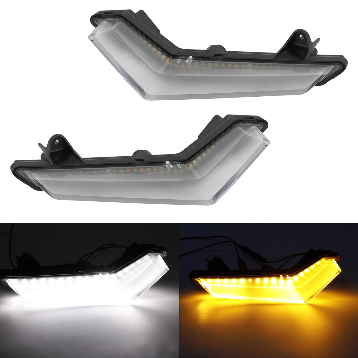 Can-Am Defender Max 2020-2023 LED Front Turn Signals Light Daytime Running