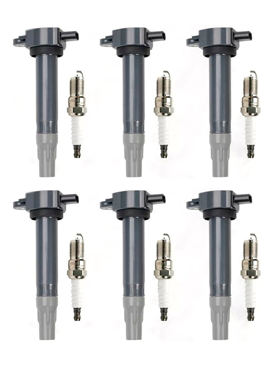 2006-2010 CHrysler 300 V6 3.5L 6pcs Ignition Coil & Spark Plugs UF502 4606869