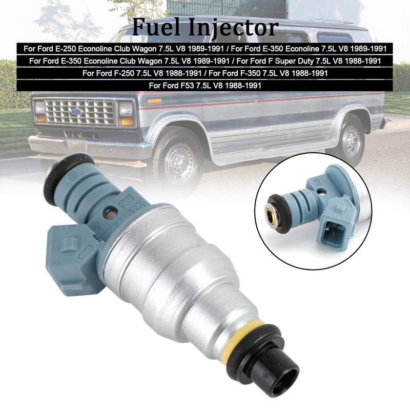 Ford E-250 E-350 7.5L V8 1988-1991 822-11120 1PCS Fuel Injector 0280150759