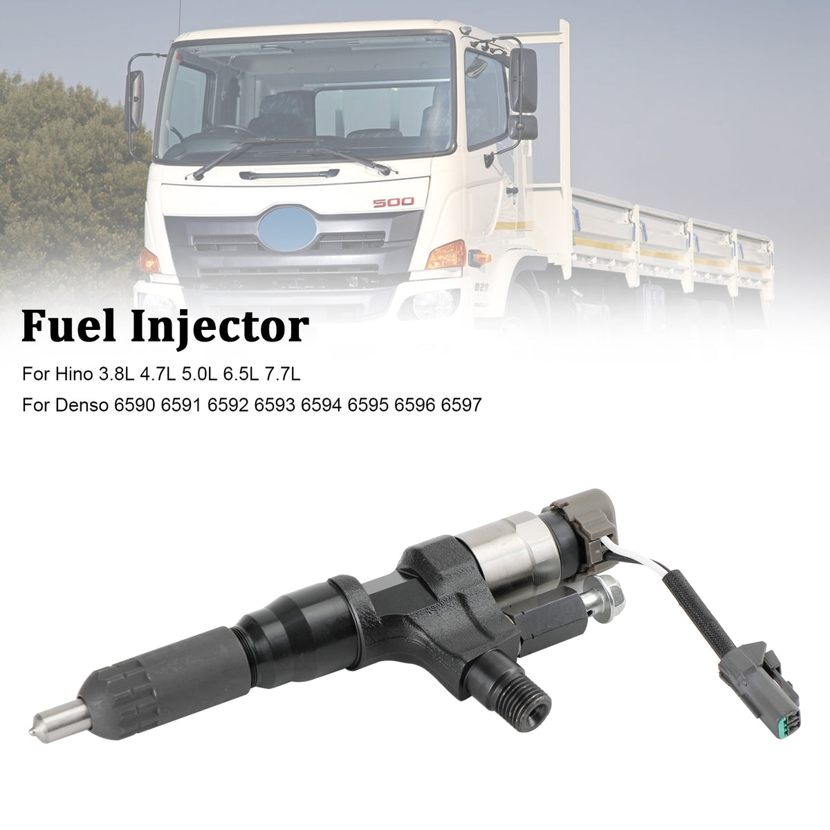 Hino J08E Fit Kobelco SK330-8 1PCS Fuel Injector 095000-6593