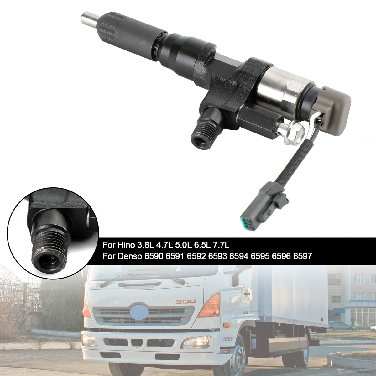 Hino J08E Fit Kobelco SK330-8 1PCS Fuel Injector 095000-6593