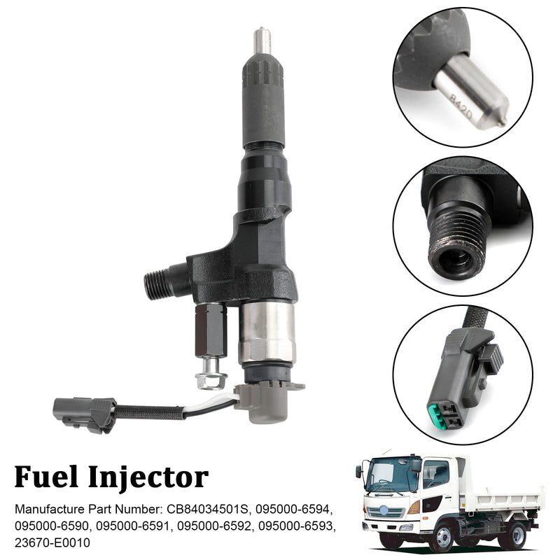 Hino J08E Fit Kobelco SK330-8 1PCS Fuel Injector 095000-6593