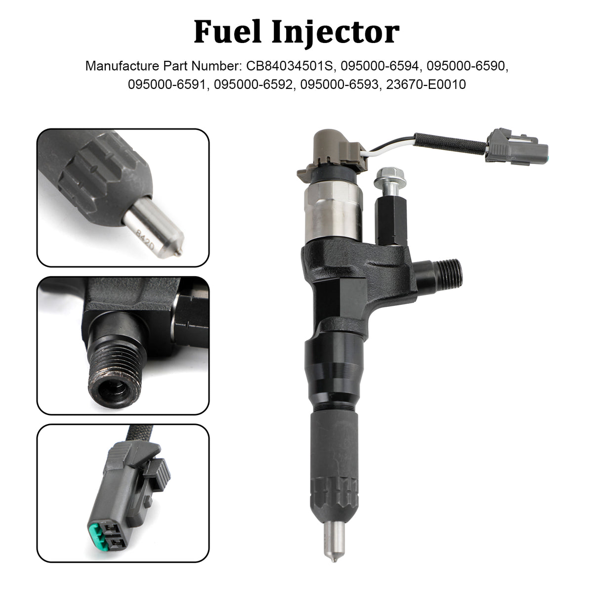 Hino J08E Fit Kobelco SK330-8 1PCS Fuel Injector 095000-6593