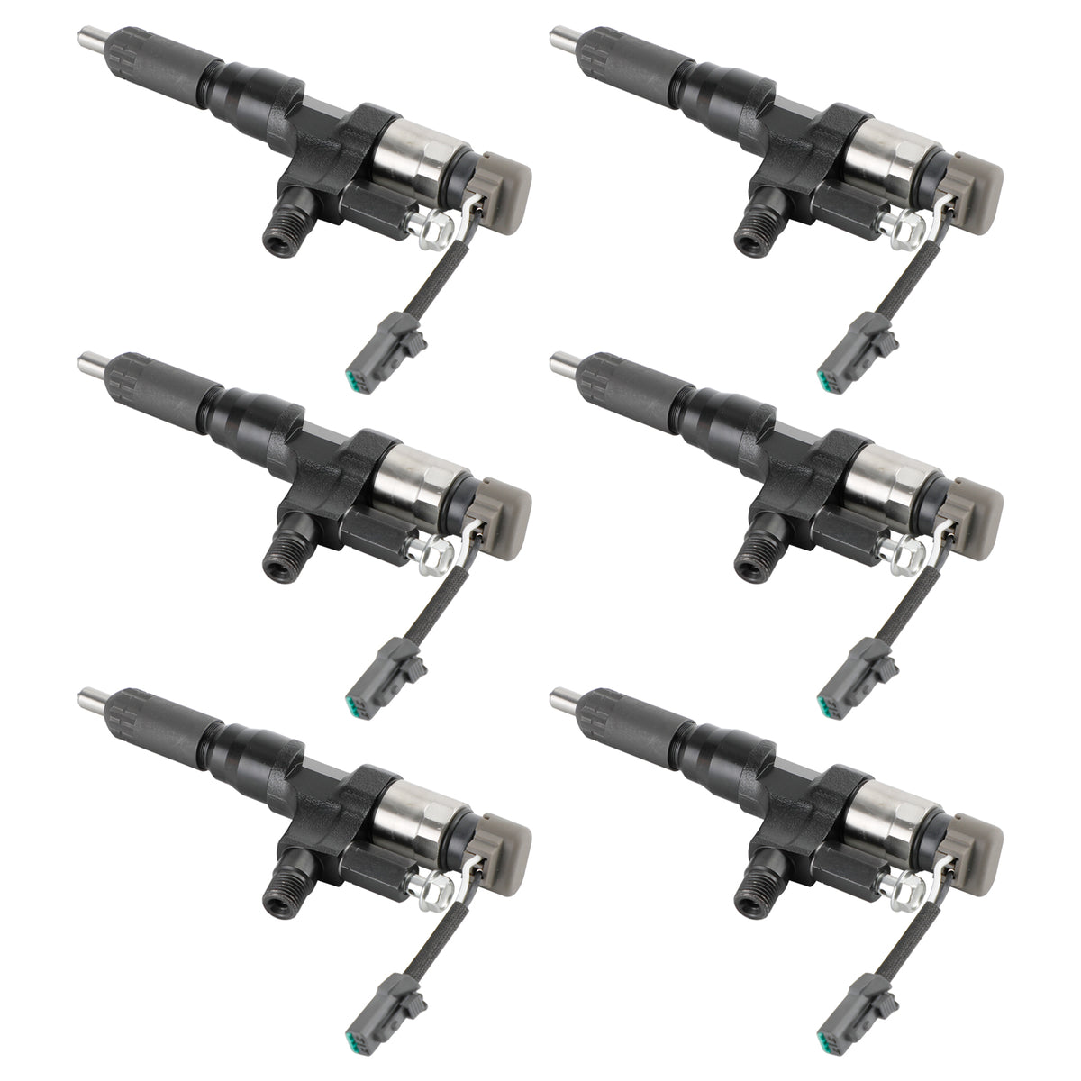 Hino J08E Fit Kobelco SK330-8 6PCS Fuel Injectors 095000-6593