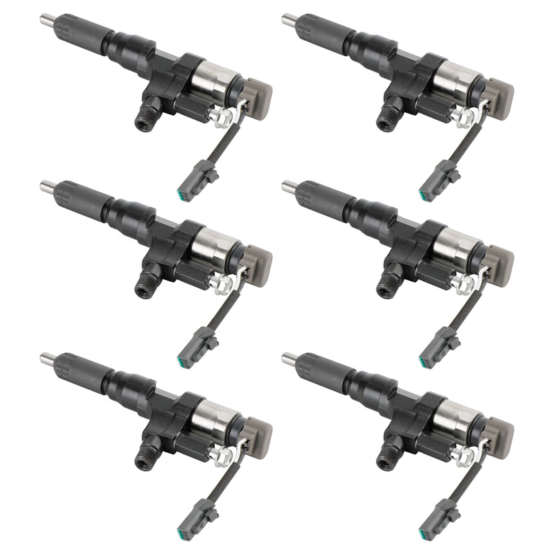 Hino J08E Fit Kobelco SK330-8 6PCS Fuel Injectors 095000-6593