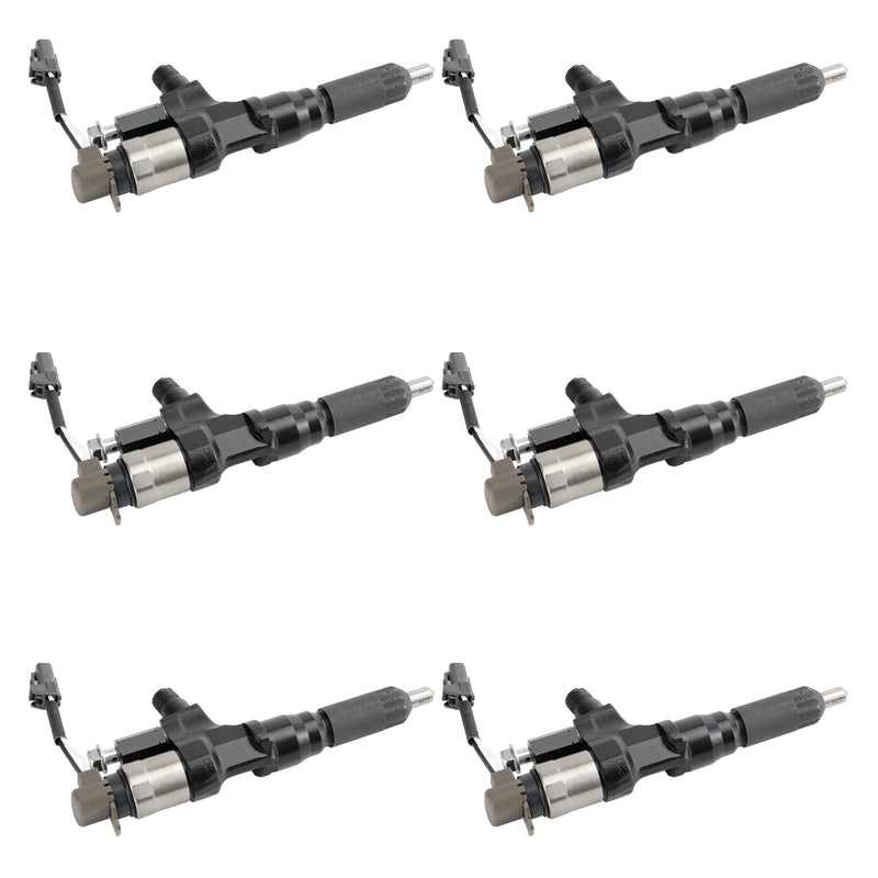 Hino J08E Fit Kobelco SK330-8 6PCS Fuel Injectors 095000-6593