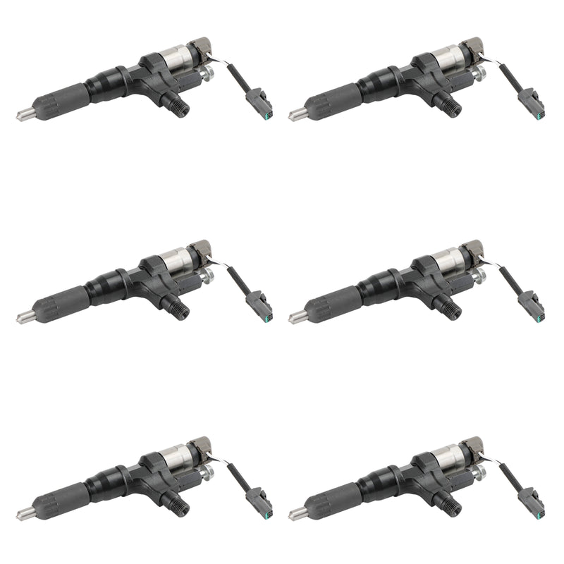 Hino J08E Fit Kobelco SK330-8 6PCS Fuel Injectors 095000-6593