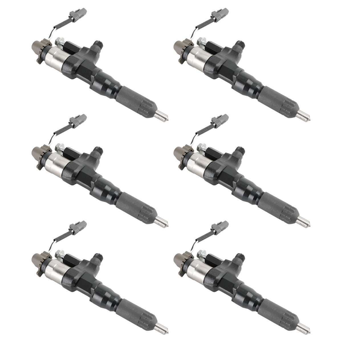 Hino J08E Fit Kobelco SK330-8 6PCS Fuel Injectors 095000-6593