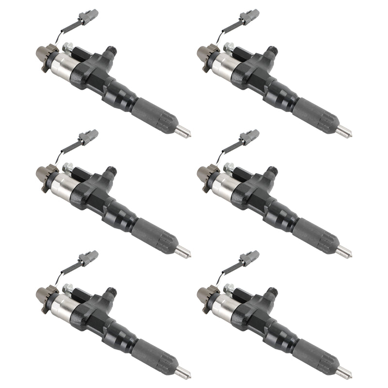 Hino J08E Fit Kobelco SK330-8 6PCS Fuel Injectors 095000-6593
