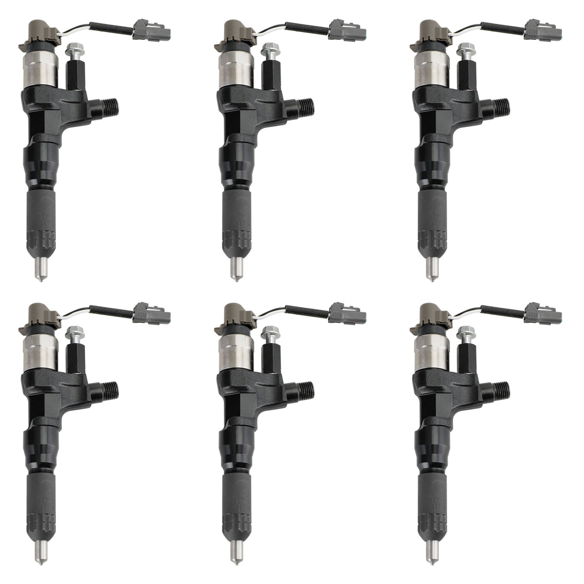 Hino J08E Fit Kobelco SK330-8 6PCS Fuel Injectors 095000-6593