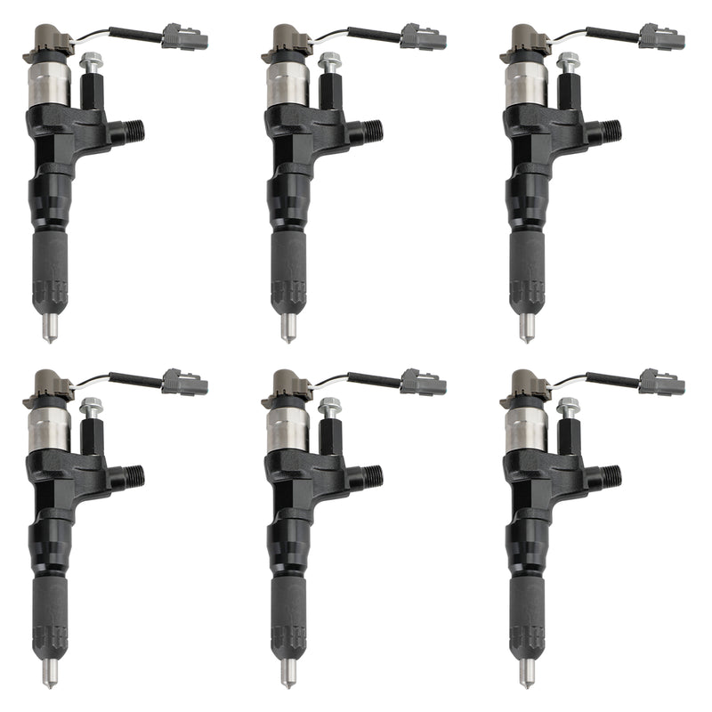 Hino J08E Fit Kobelco SK330-8 6PCS Fuel Injectors 095000-6593