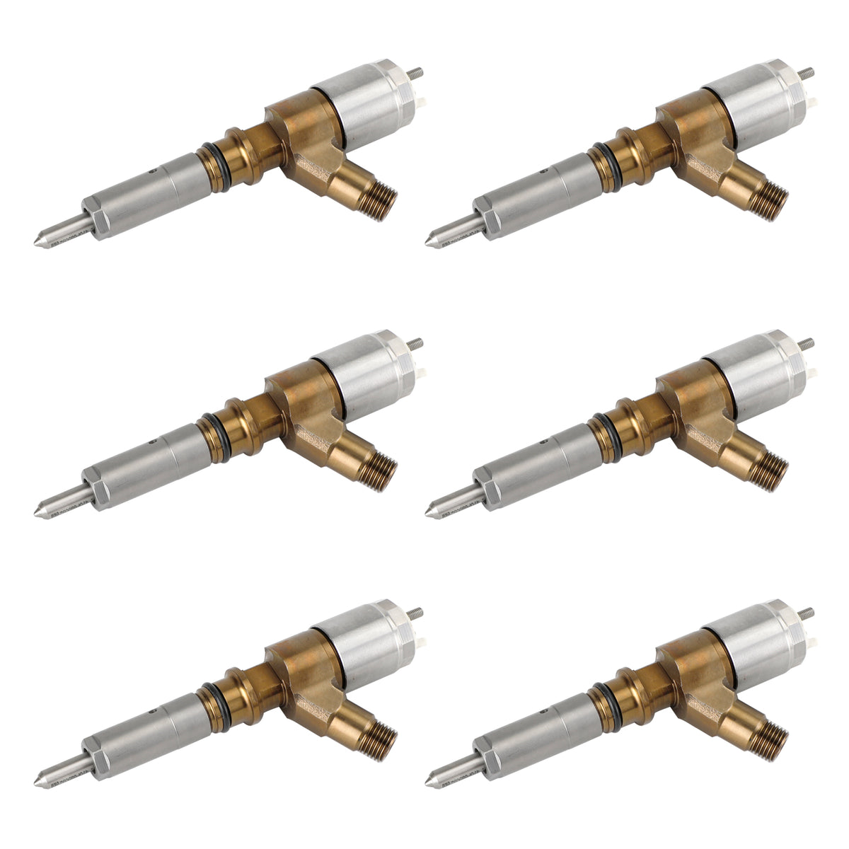 CAT Fit Caterpillar Perkins C6.6 320-0680 6PCS Fuel Injectors 2645A747