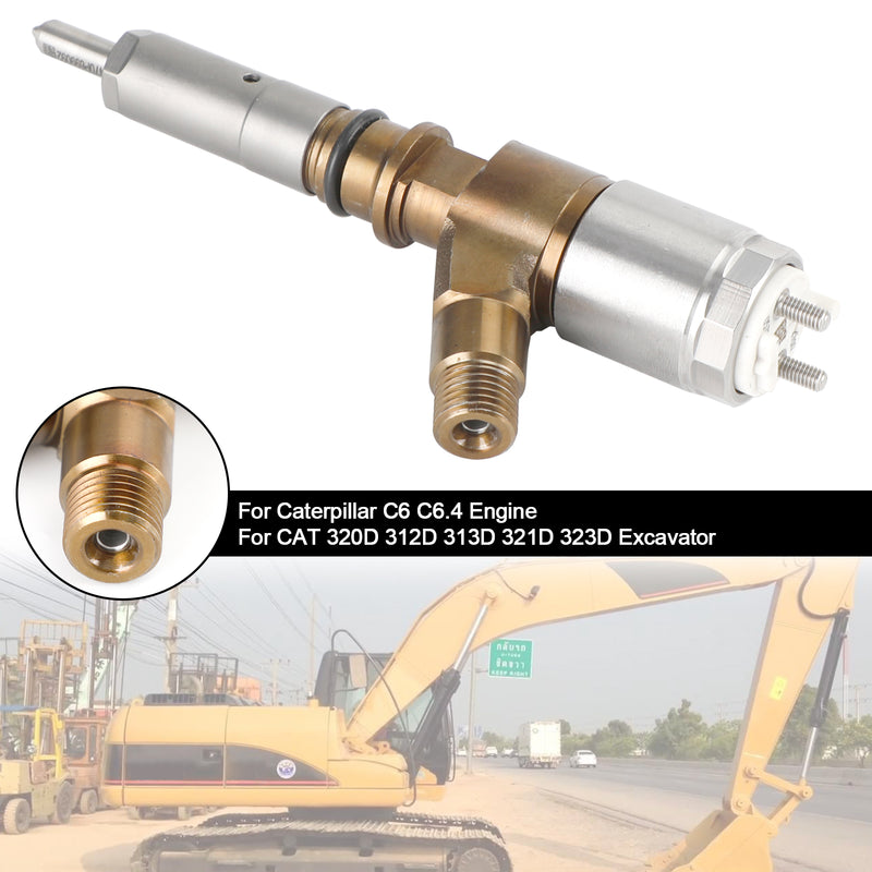 Caterpillar C6 C6.4 Fit CAT 320D Excavator 1PCS Fuel Injector 3264700