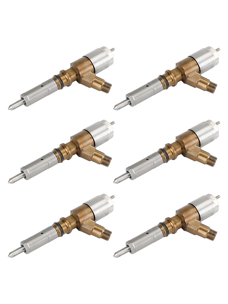 Caterpillar C6 C6.4 Fit CAT 320D Excavator 6PCS Fuel Injectors 3264700