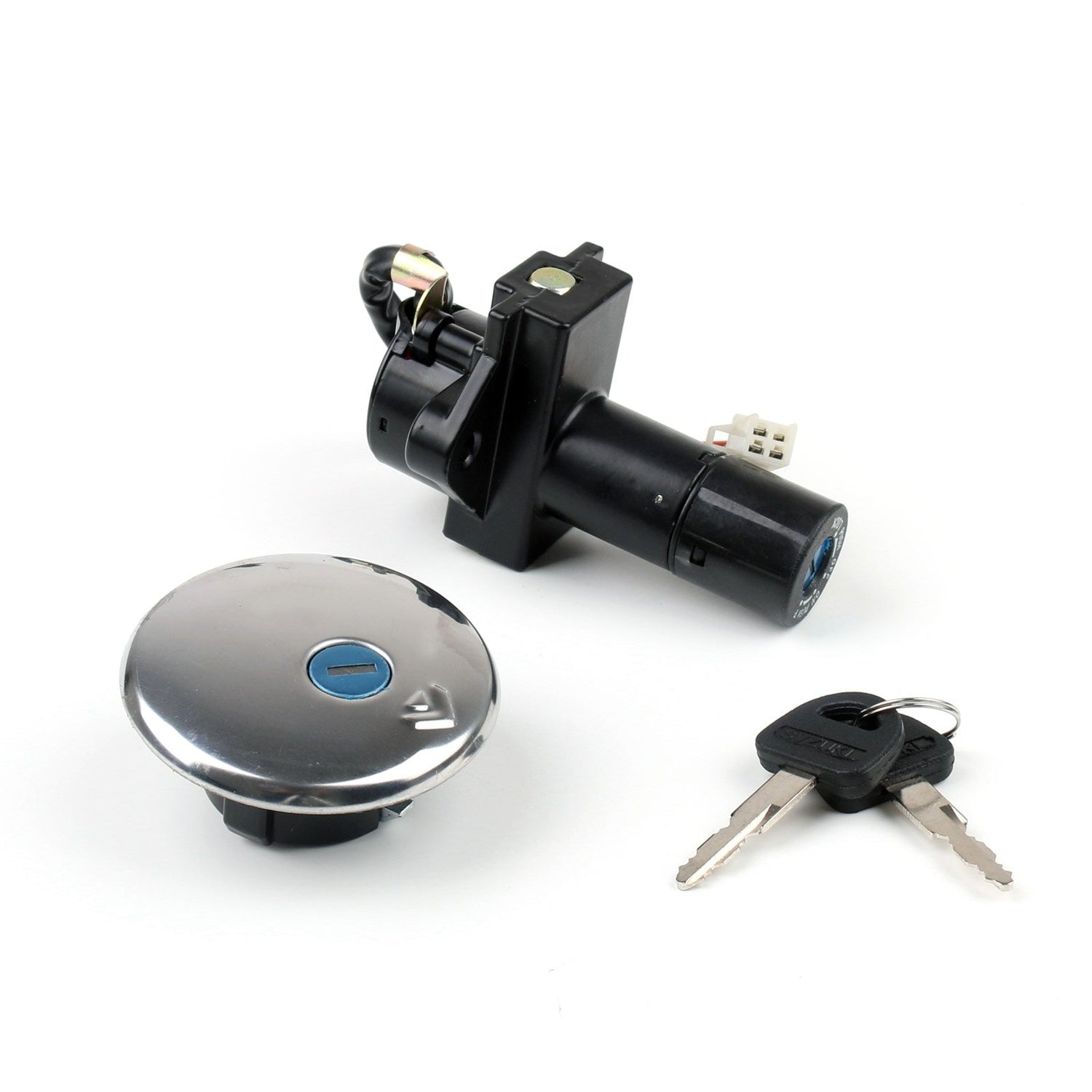 Suzuki GN250 1985-2001 Ignition Switch Lock & Fuel Gas Cap Key Set