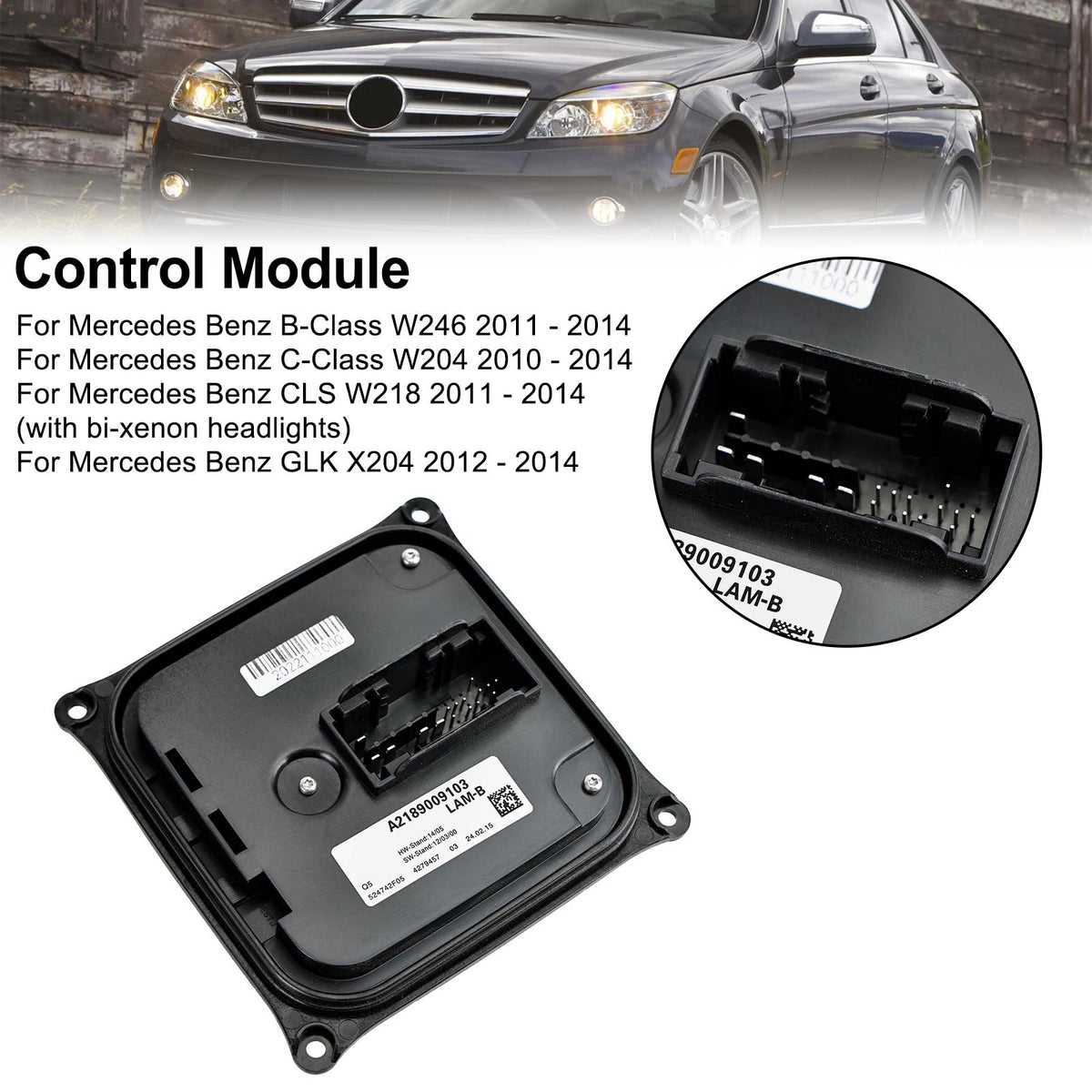 2012-2014 Benz W204 C class A2189009103 LED Turnlight Control Module