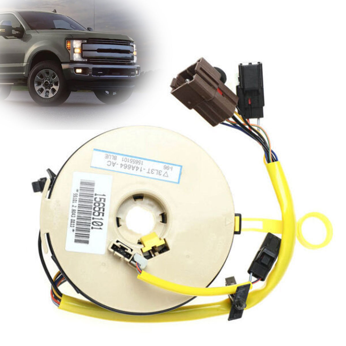 F150 F250 F350 F550 1999-2004 3L3T14A664AC Wheel Clock Spring With Cruise