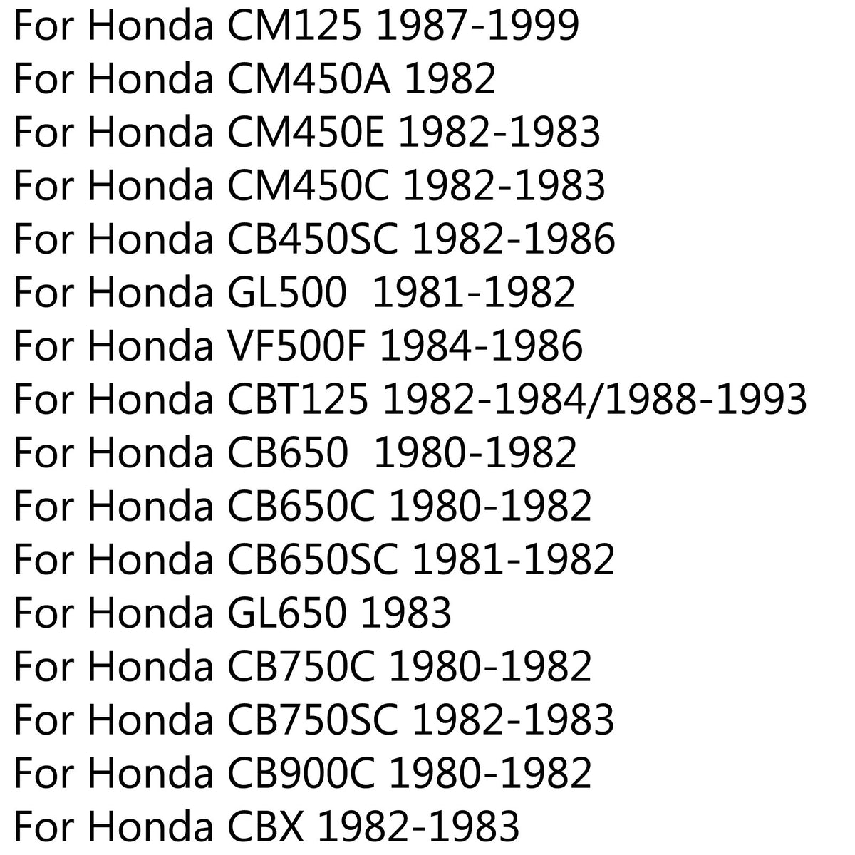 Honda CM250C/400 CB450/750SC GL500/650 17620-460-067 Fuel Gas Tank Cap Keys