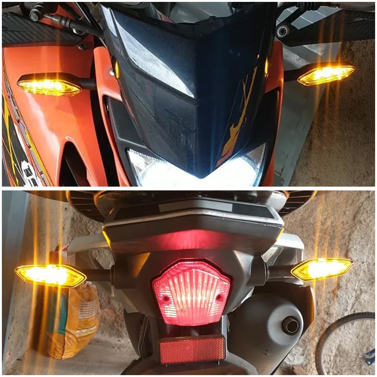 Yamaha FZ1 N FZ8 FZ6 FZ-6R TDM900 XJ6 LED Turn Signal Lights Indicator Lamps