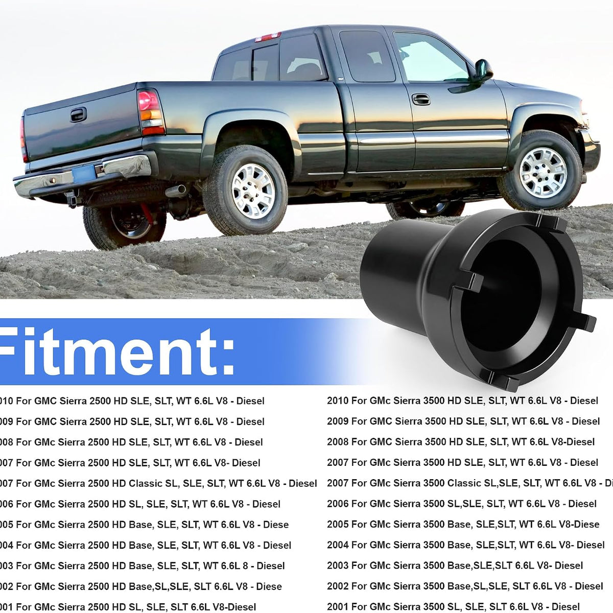 Output Shaft Lock Nut Socket Wrench Removal Tool 29531231 Compatible with Allison LCT 1000 2000 2400 5 & 6-Speed 2001-2010 NV4500 5-Speed Manual Transmissions