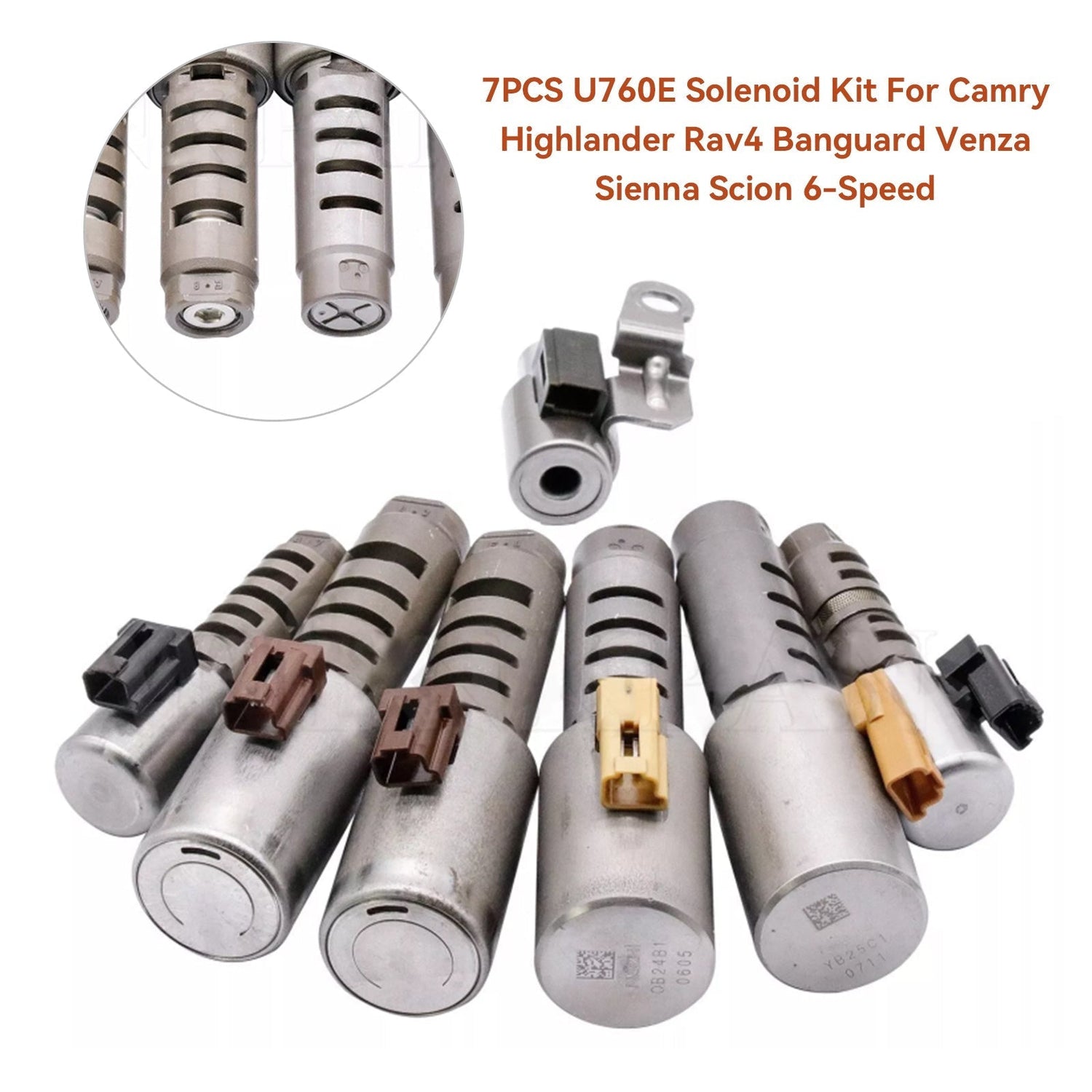 2013-2015 LEXUS ES350 6 SP FWD 3.5L 7PCS U760E Solenoid Kit U760E U760