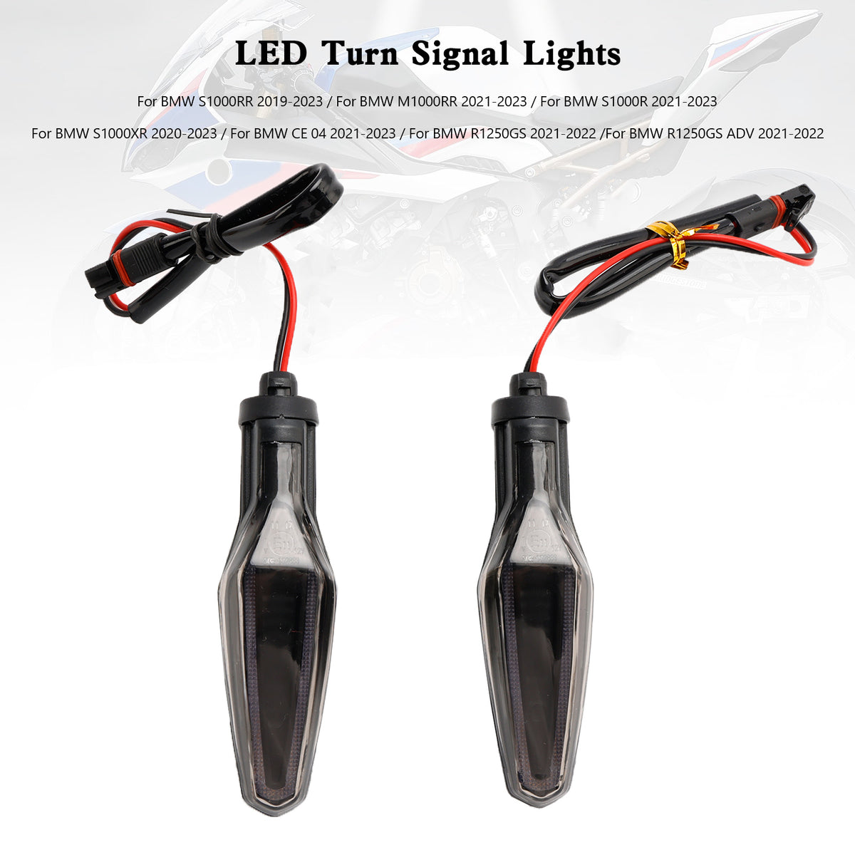 BMW S1000XR S1000R R1250GS ADV CE 04 2020-2023 LED Turn Signal Lights