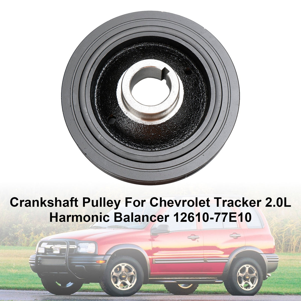 Crankshaft Pulley For Chevrolet Tracker 2.0L Harmonic Balancer 12610-77E10