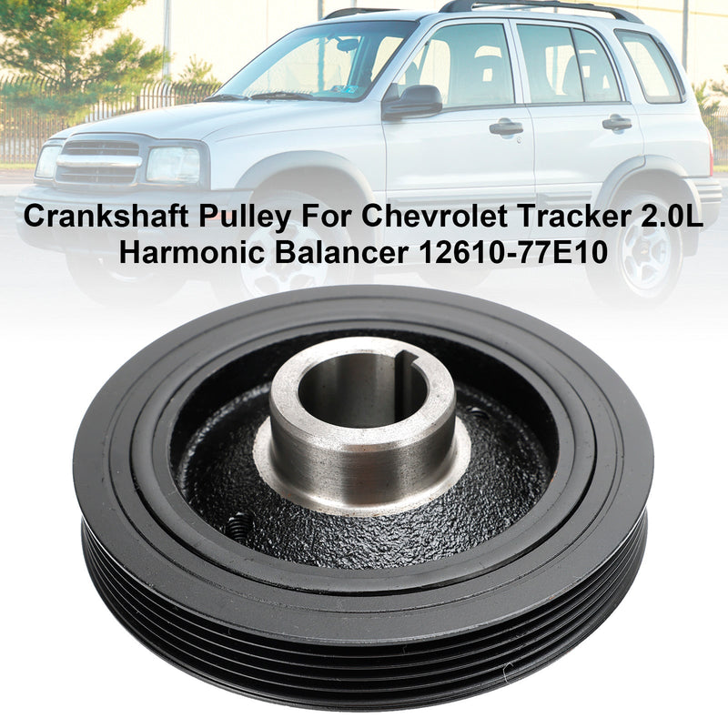 Crankshaft Pulley For Chevrolet Tracker 2.0L Harmonic Balancer 12610-77E10