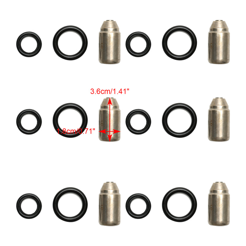 Caterpillar 3304 3306 D330C D333C 6PCS Injectors Nozzle Service Group 8N8796
