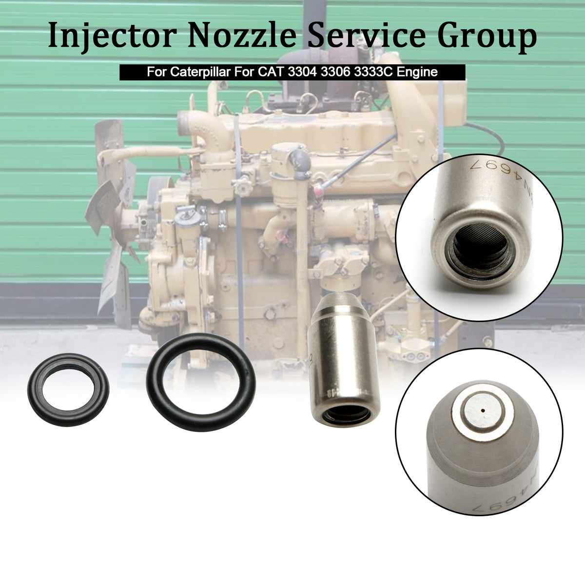 Caterpillar 3304 3306 Fuel Injector Nozzle 5M4086 8M1584 8N4697 9F0160