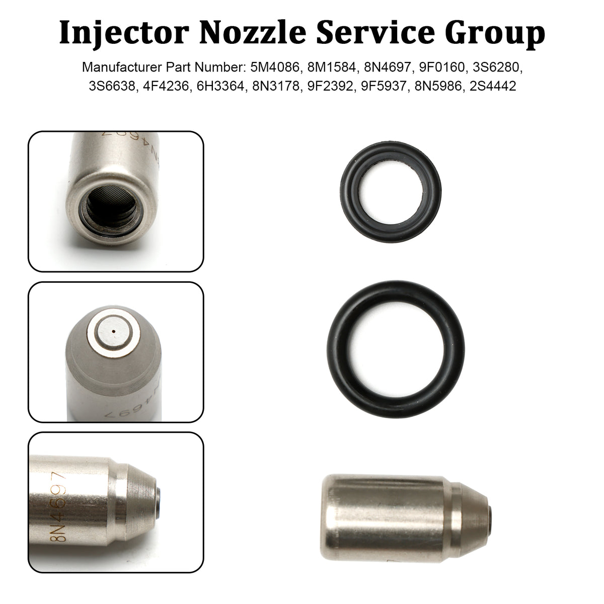 Caterpillar 3304 3306 Fuel Injector Nozzle 5M4086 8M1584 8N4697 9F0160
