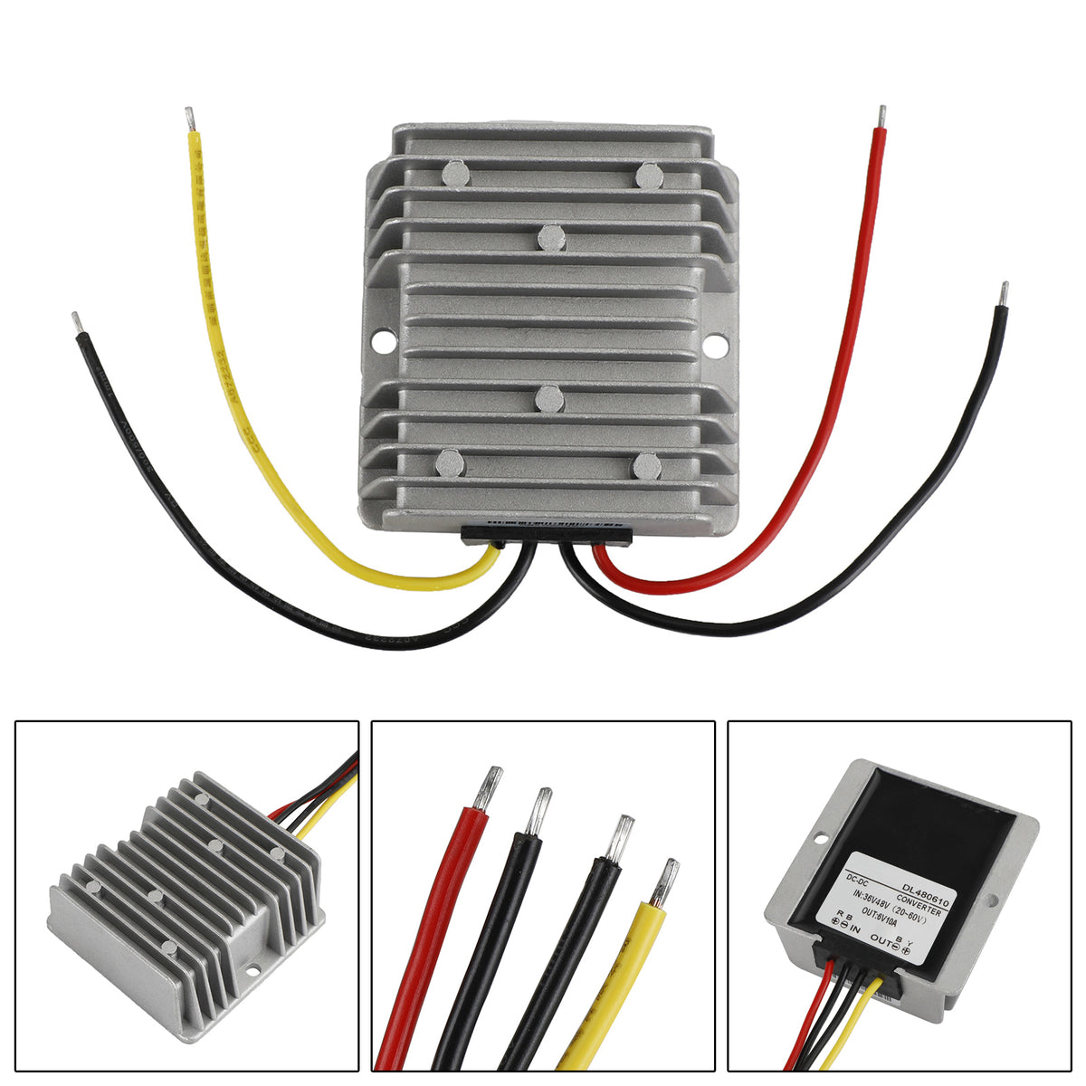 WaterProof 36V/48V to 6V 10A 60W Step Down DC/DC Power Converter Regulator