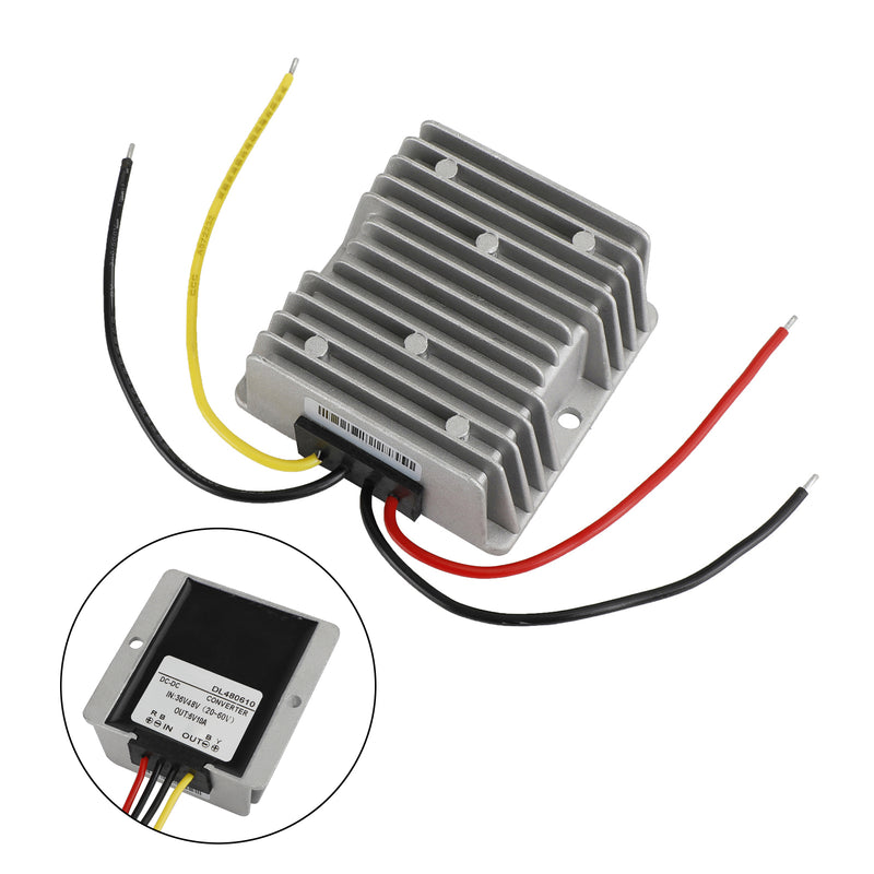 WaterProof 36V/48V to 6V 10A 60W Step Down DC/DC Power Converter Regulator