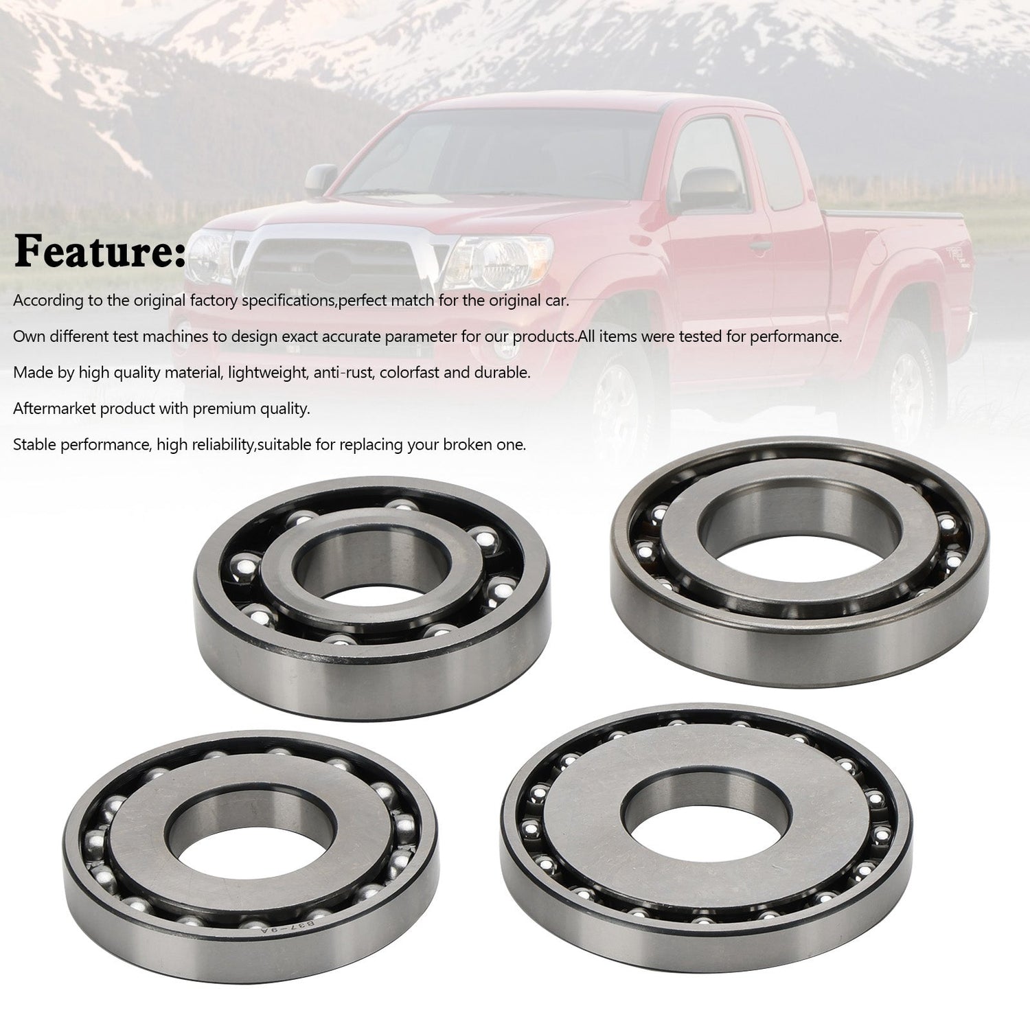 K114 CVT Automatic Transmission Pulley Bearing Kit 4PCS/Kit For Toyota