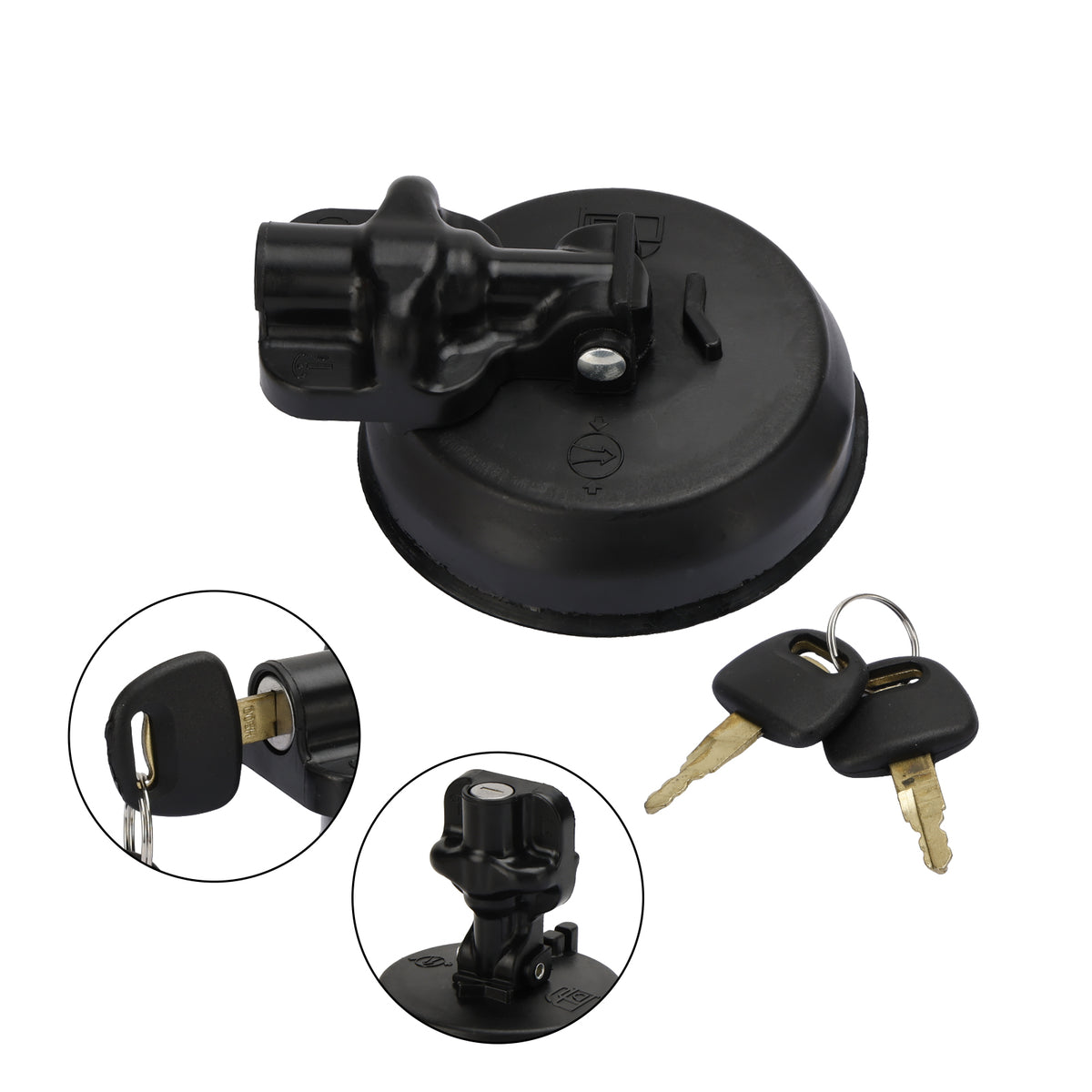 FYA00010024 Fuel Tank Cap For Hitachi EX120 EX200 EX220 Excavator W/2 Keys