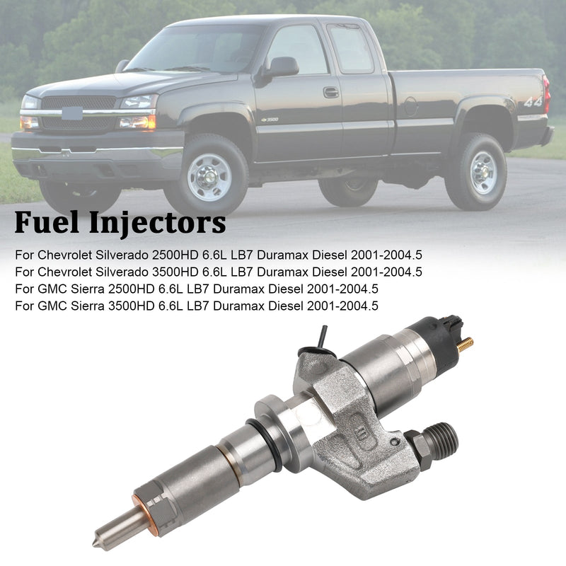 Fuel Injector 0445120008 Fit Duramax Fit Chevy Silverado 2001-2004.5