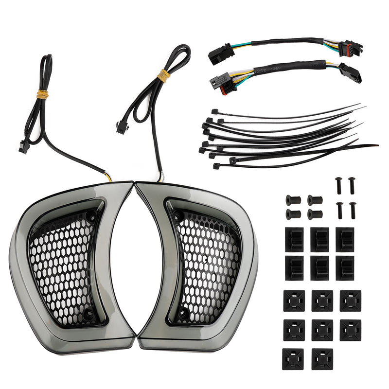 Road Glide Special FLTRXS 2015-2023 Plug Play Headlight Fairing Vent Light