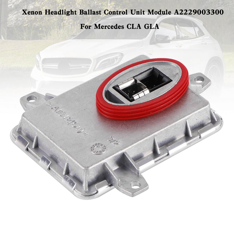 Mercedes CLA GLA Xenon Headlight Ballast Control Unit Module A2229003300
