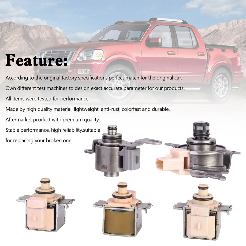 1997+ Ford AX4S AX4N 4F50N Transmission Solenoid Kit Shift TCC EPC AXODE