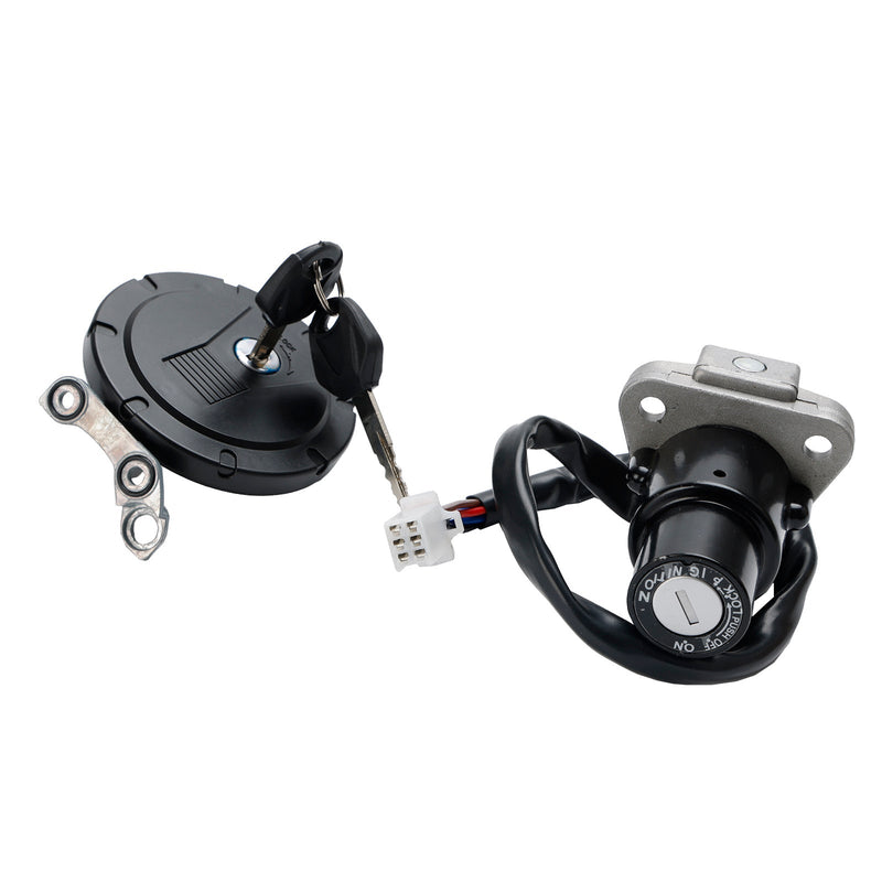 Kawasaki KL250 KL600 1986-2007 Fuel Filler Cap Ignition Switch Lock Assy with Keys