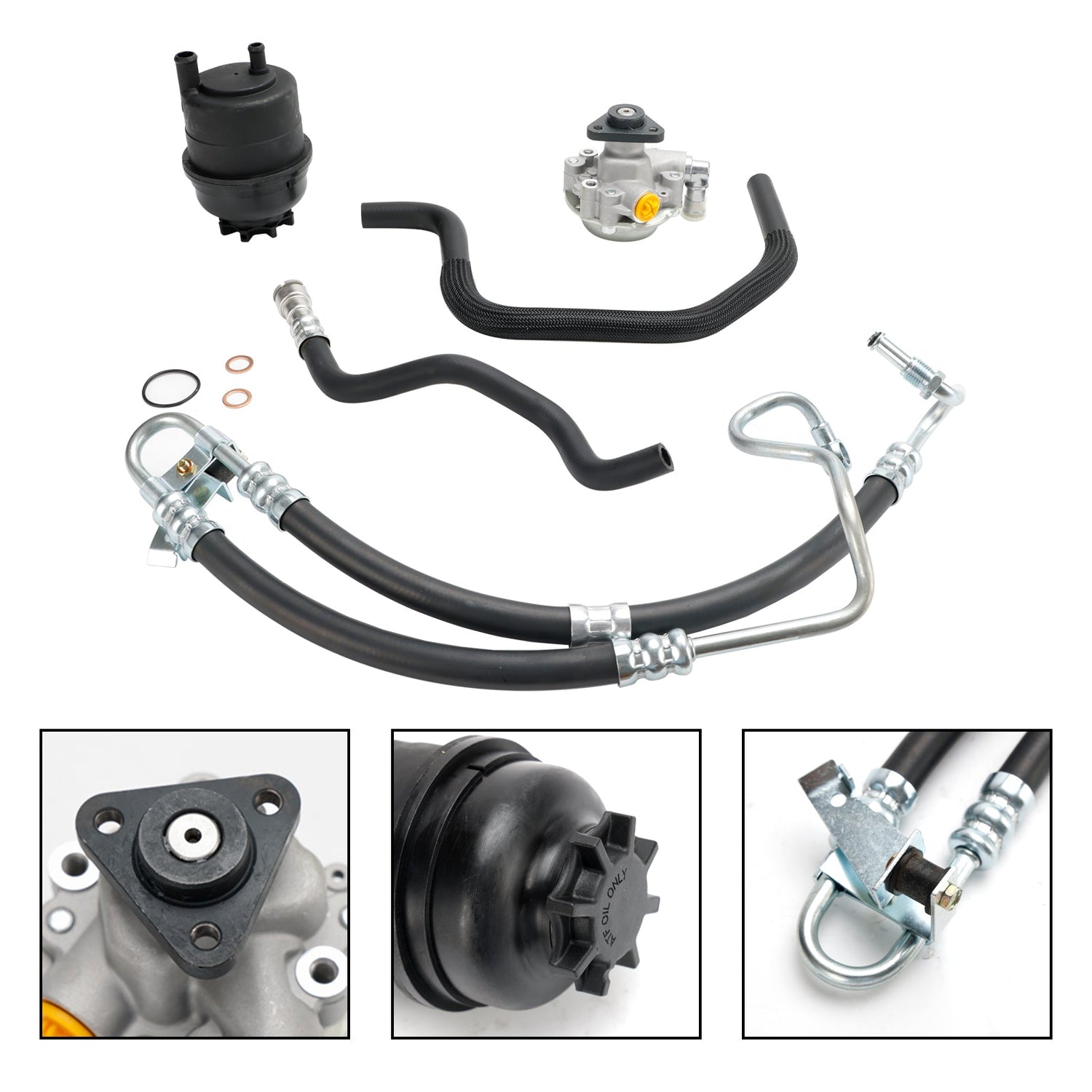 Power Steering Pump Kit Fit BMW E46 320i 323i 325i 328Ci 328i 330i 2001-2005