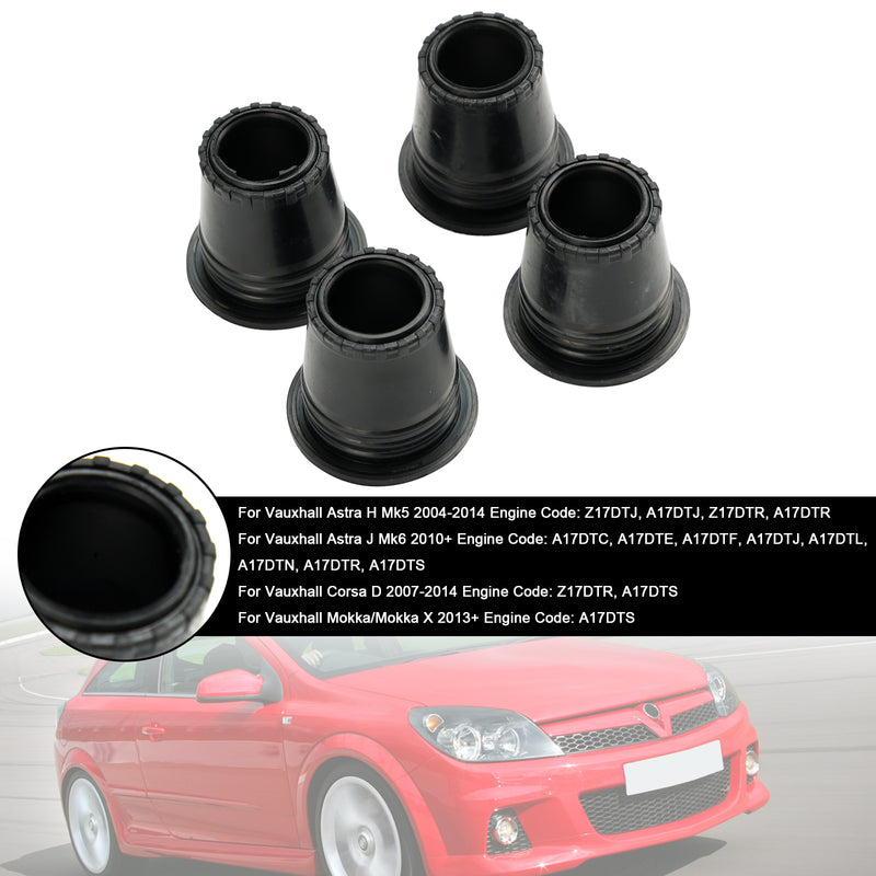 Vauxhall Astra H/J Corsa D Mokka 1.7 4PCS Fuel Diesel Injector Upper Seal