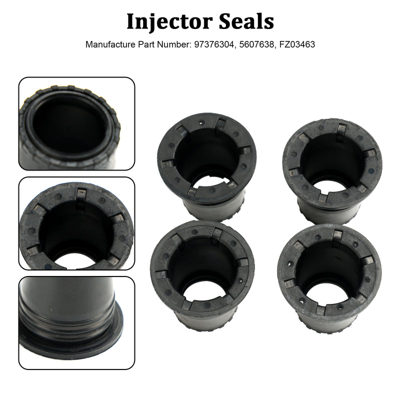 Vauxhall Astra H/J Corsa D Mokka 1.7 4PCS Fuel Diesel Injector Upper Seal