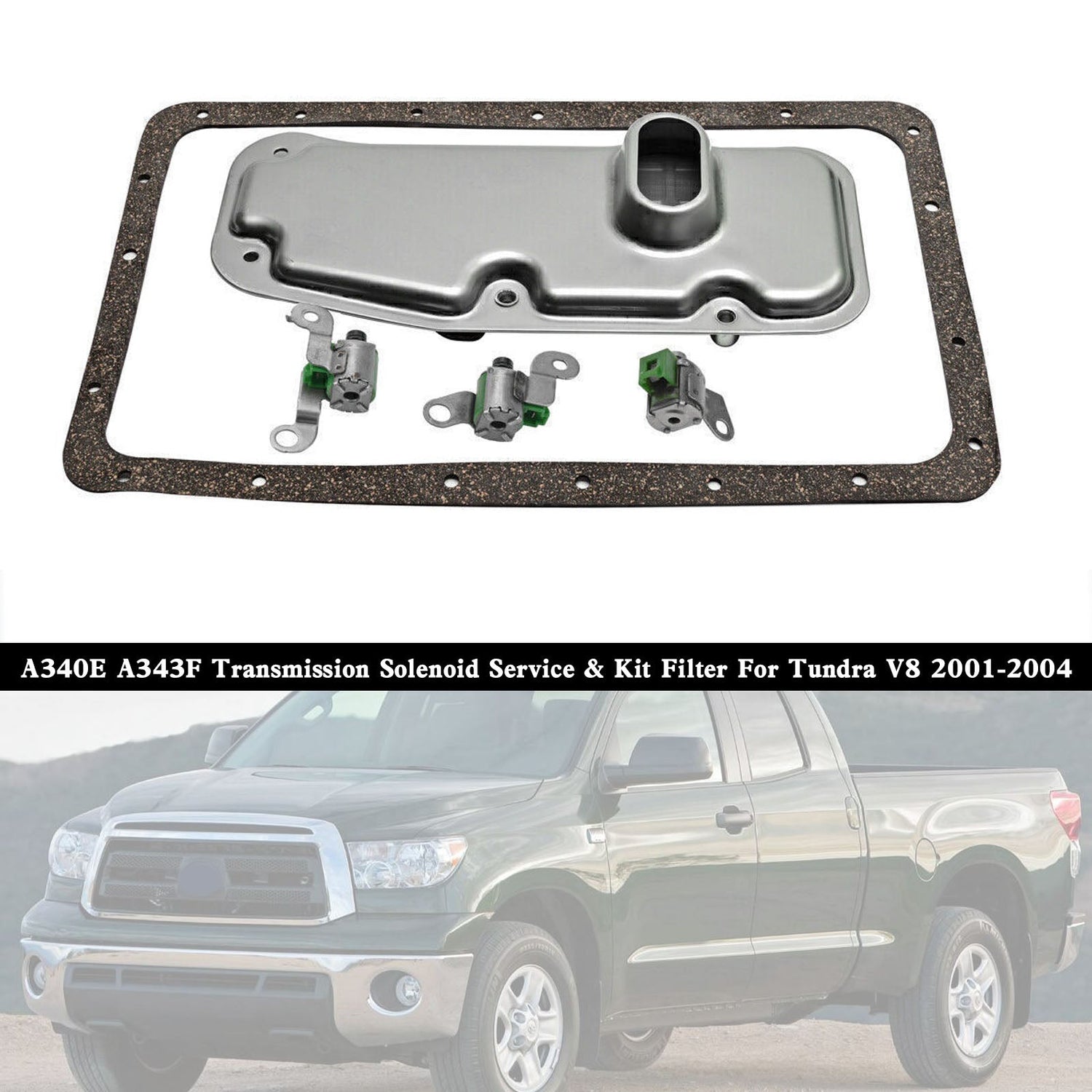 2001-2004 Tundra V8 A340E A343F Transmission Solenoid Service & Kit Filter