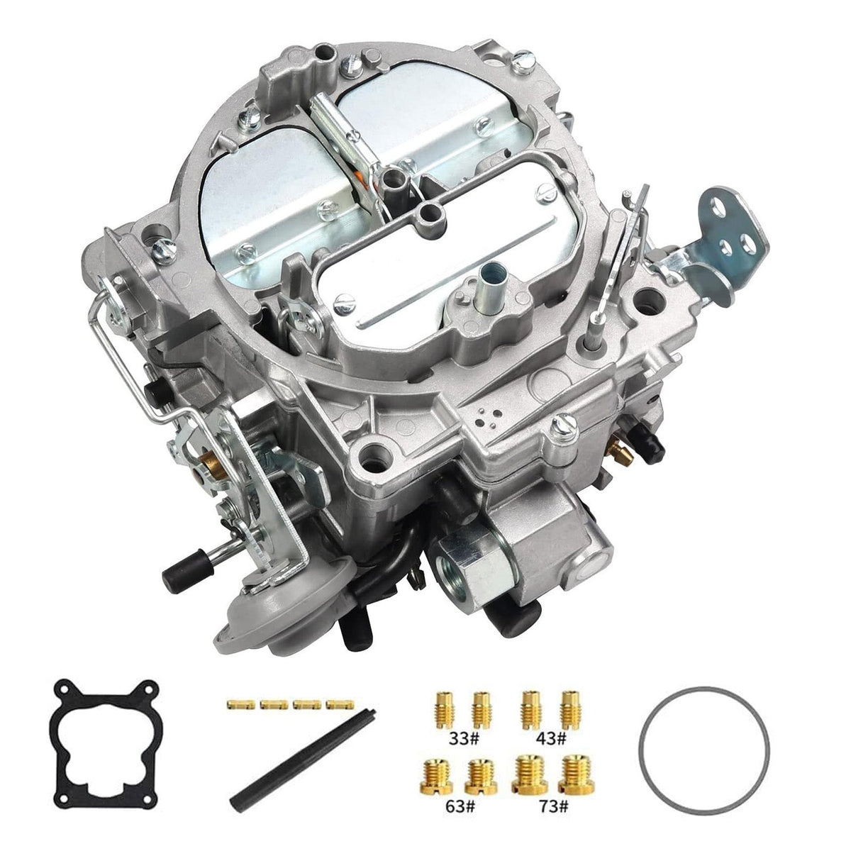 Chevy 327 350 427 454 750 CFM 4 Barrel 4MV Quadrajet Carburetor