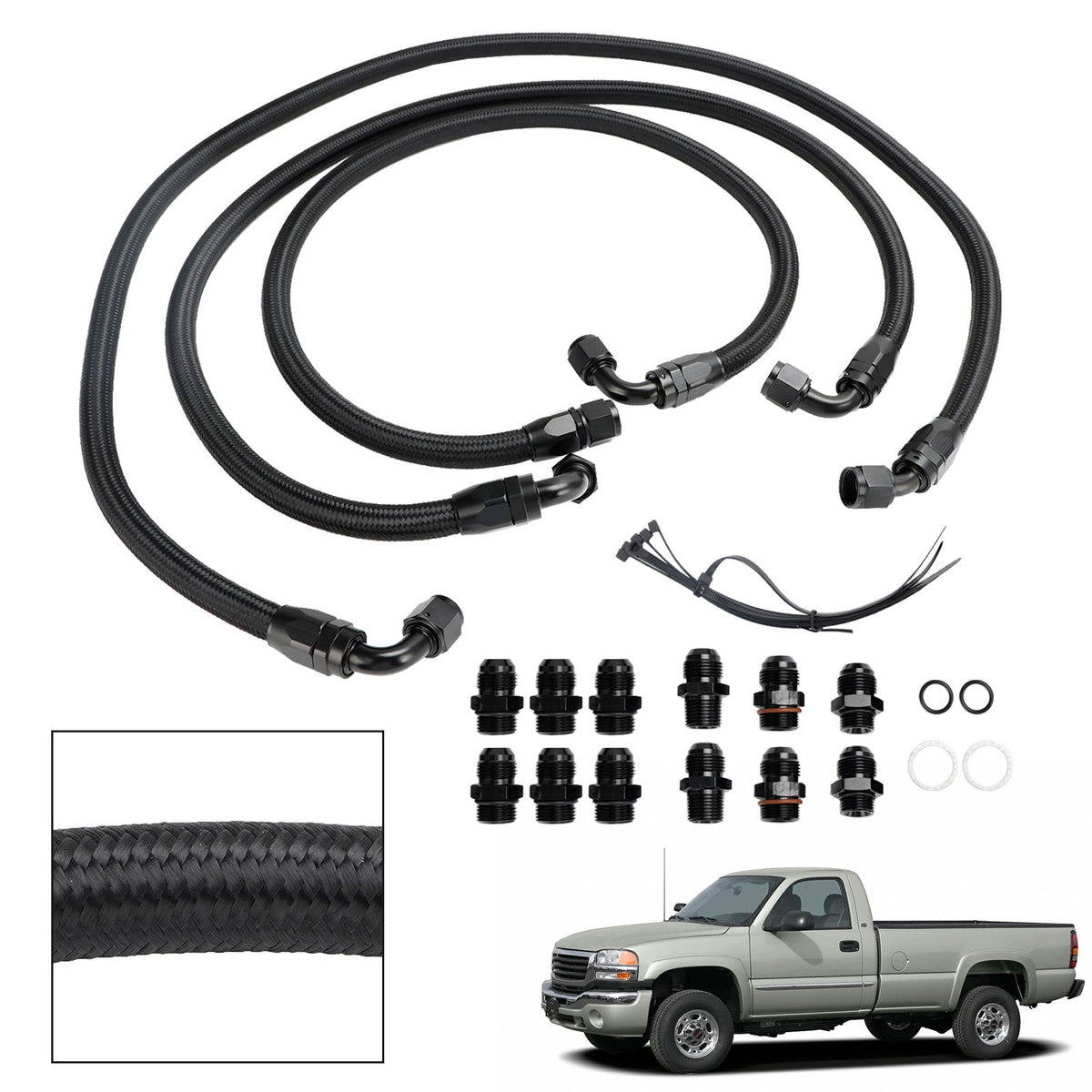 Transmission Cooler Lines 21101404 For GM 6.6L LLY Duramax LB7 2001-2005