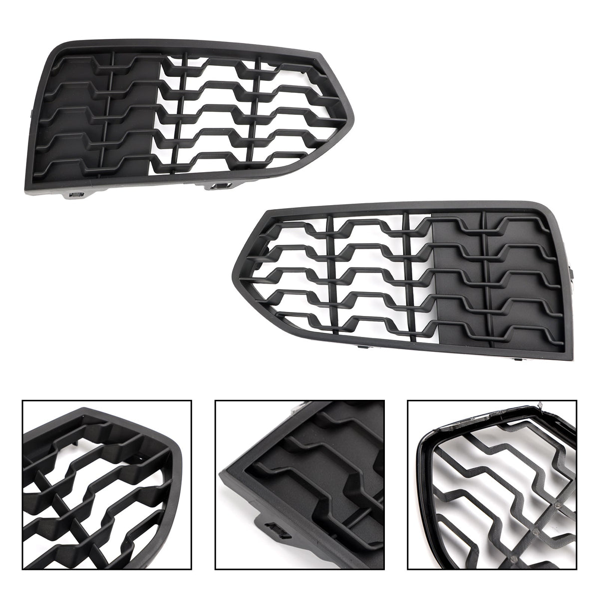 BMW F22 F23 2012-2017 2PCS Front Bumper M Fog Light Grill 51118056797 51118056798