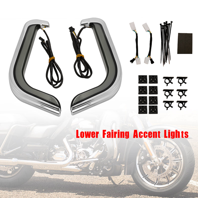 FLHTCU Electra Glide 2006-2013 Chrome Tracer Lower Accent Lights 2956