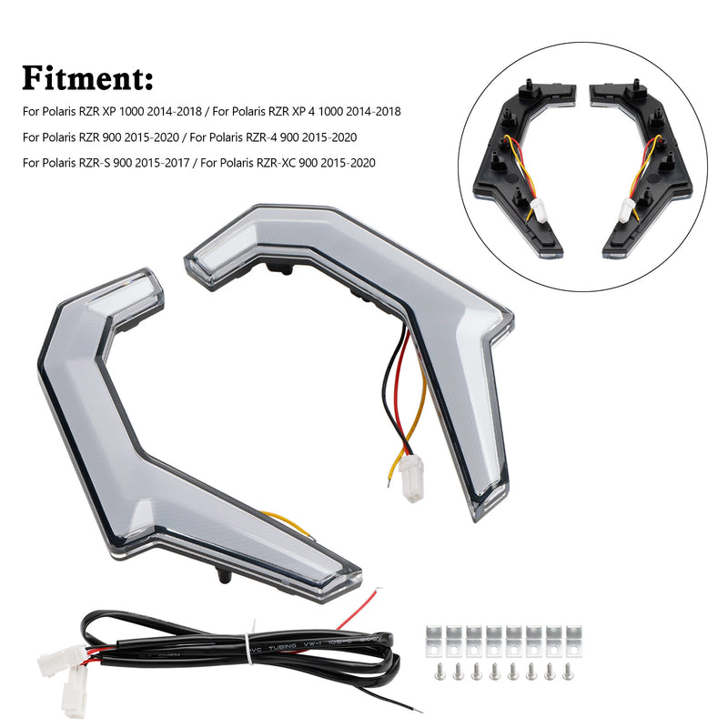 Polaris RZR XP 4 1000/S 4 900 2014-2020 UTV Turn Signal Fang Accent Lights